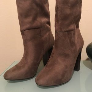 Taupe boots